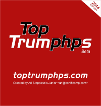 SuperTrunfo de frameworks PHP